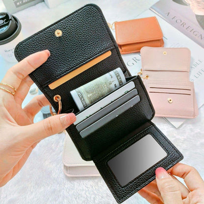 👛 Compact RFID Wallet for Women – Fashionable Card Organizer & Coin Purse 💕