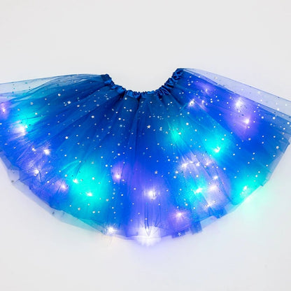 🎉🌟 Princess Glow LED Skirt | Soft, Safe & Stretchy for All-Day Play– Last Chance at This Price!
