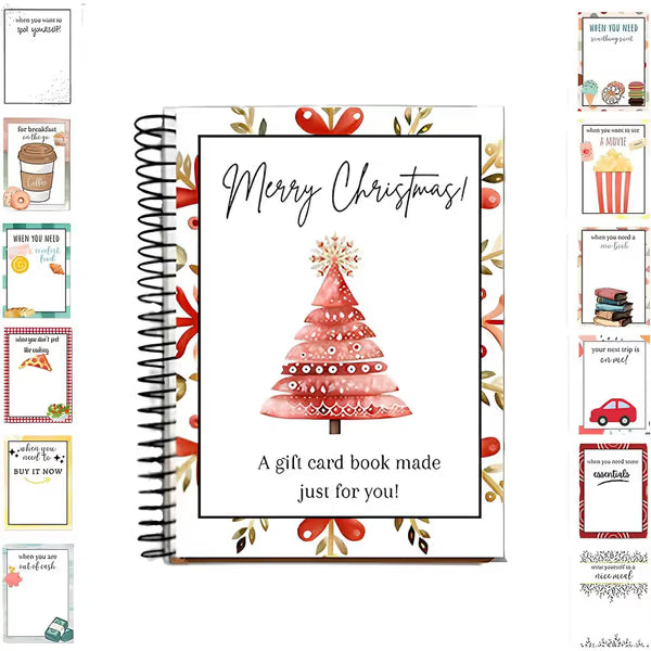 🔥 Ready for Christmas! 🎅 Christmas Gift Card Book 🎁