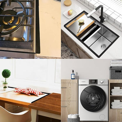 🔥 Hot Sale 49% OFF | Retractable Stainless Steel Stove Gap Covers 🍳 Keep Crumbs & Spills Out with Ease