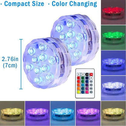 🌈 Limited-Time 50% OFF | Submersible LED Aquarium Light 🪸 16 Colors for Stunning Underwater Ambience