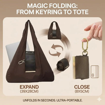 ✨Foldable Keychain Bag Reusable Grocery Bags