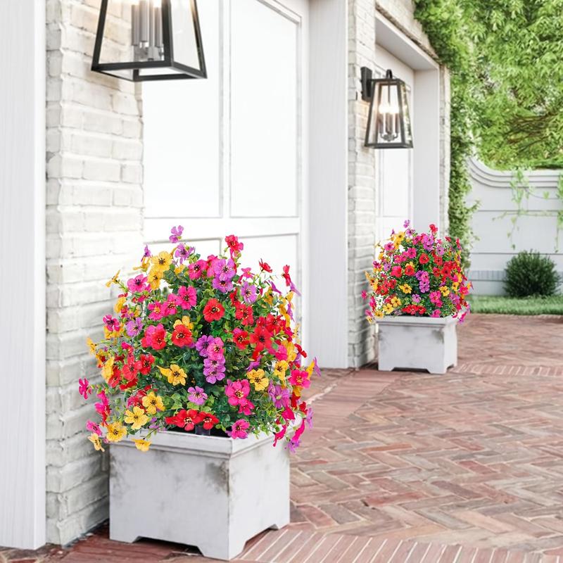 🔥 Best Seller🌸 🌿 UV-Resistant & Waterproof Artificial Daisy & Eucalyptus Stakes – Indoor & Outdoor Floral Decor
