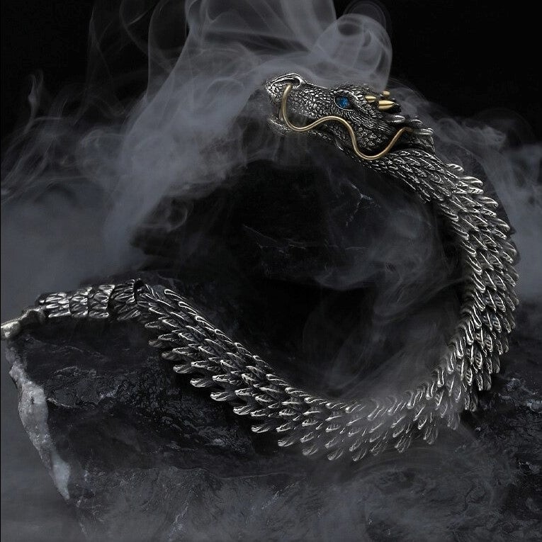 Golden Horn Dragon Bracelet