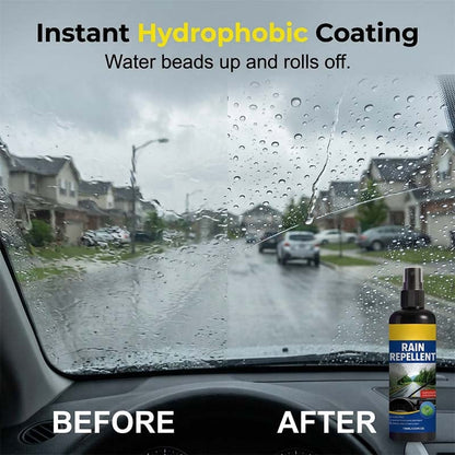 🔥 Hot Sale 50% OFF | 🚗 Crystal Clear Windshield Rain Repellent Spray | Keep Your View Clear in Wet Weather