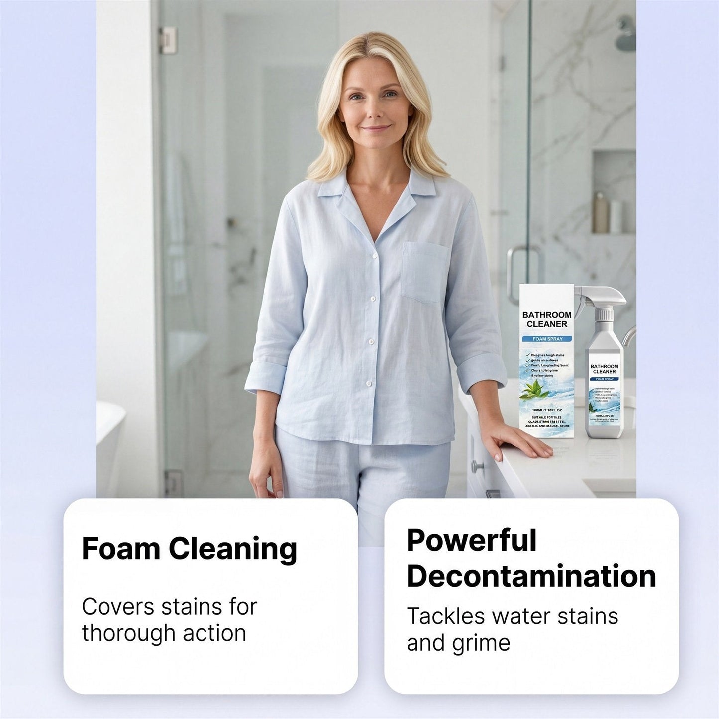 🔥Buy 2 Get 1 Free ✨ Bathroom Cleaner Special Offer🔥