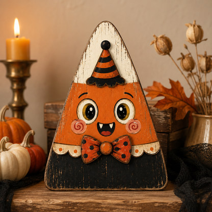 🎃 2026 Hot Sale Vintage Halloween Wooden Character Tabletop Decor 🔥
