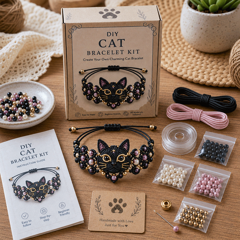 ⏳ 50% OFF Ends Today 🔥| DIY Beaded Bracelet Making Kit 🎨✨