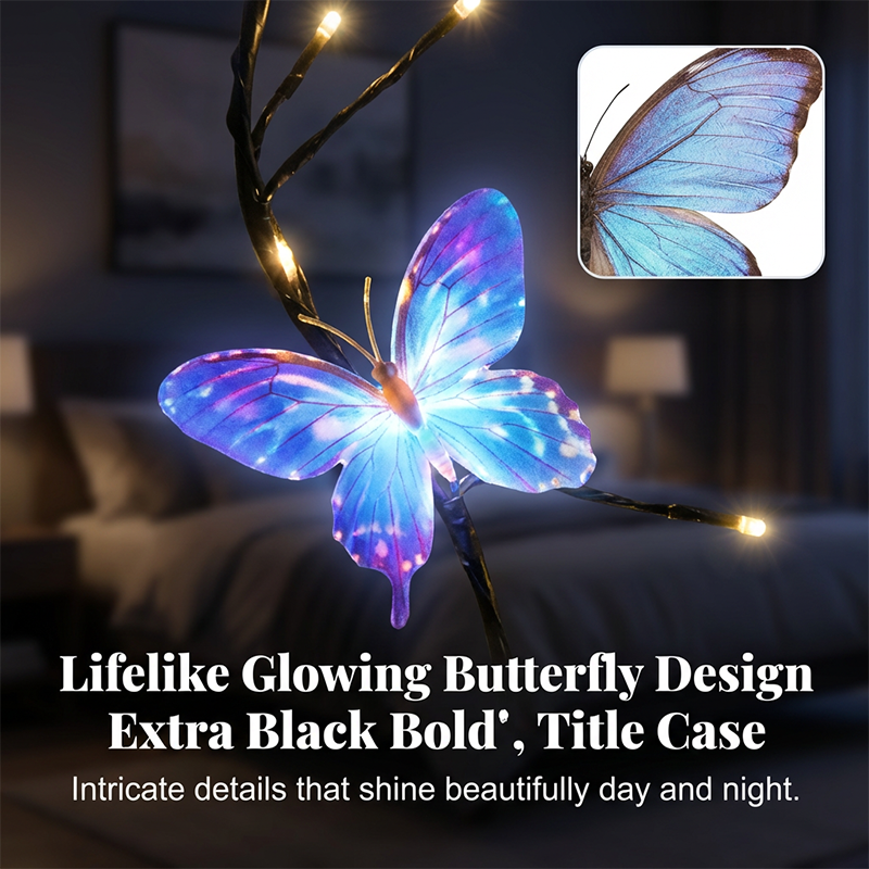 🥳HOT SALE📢📢50K+ SOLD!🌿Romantic Butterfly Vine LED Lights
