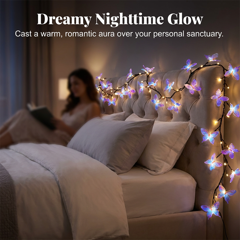 🥳HOT SALE📢📢50K+ SOLD!🌿Romantic Butterfly Vine LED Lights