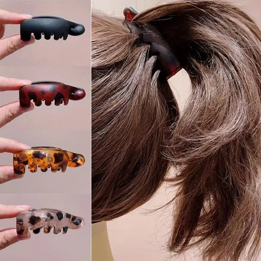 🔥 Hot Sale 50% OFF | 🎀 Mini Non-Slip Banana Hair Clips | Lightweight Grip for Thin & Fine Hair (4PCS)