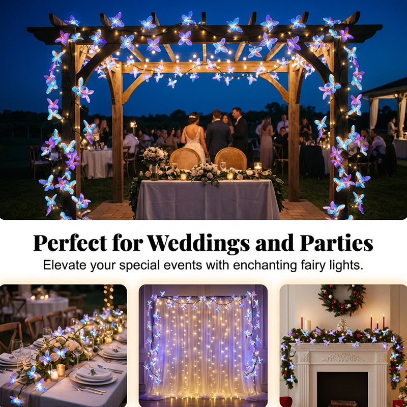 🥳HOT SALE📢📢50K+ SOLD!🌿Romantic Butterfly Vine LED Lights