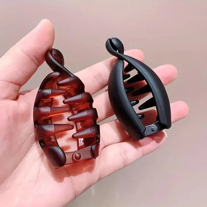 🔥 Hot Sale 50% OFF | 🎀 Mini Non-Slip Banana Hair Clips | Lightweight Grip for Thin & Fine Hair (4PCS)