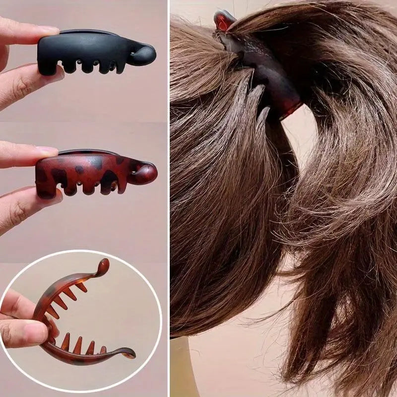 🔥 Hot Sale 50% OFF | 🎀 Mini Non-Slip Banana Hair Clips | Lightweight Grip for Thin & Fine Hair (4PCS)