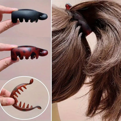 🔥 Hot Sale 50% OFF | 🎀 Mini Non-Slip Banana Hair Clips | Lightweight Grip for Thin & Fine Hair (4PCS)