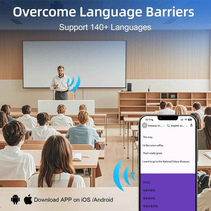 ⏰63% OFF 🎧 Wireless Translator Earbuds – Smart Real-Time Language Assistant 🌍