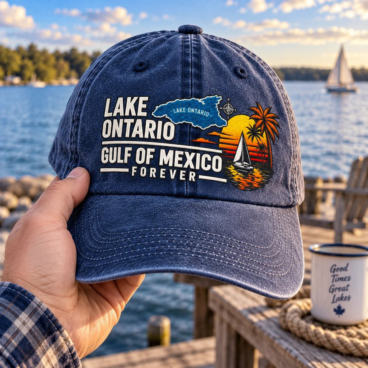 Lake life cap lifestyle