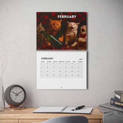 🍺🐱Drunk Cats 2027 Calendar