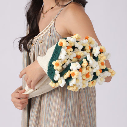 💐Hand-Woven Floral Blanket🌸 — A Bouquet That Never Fades