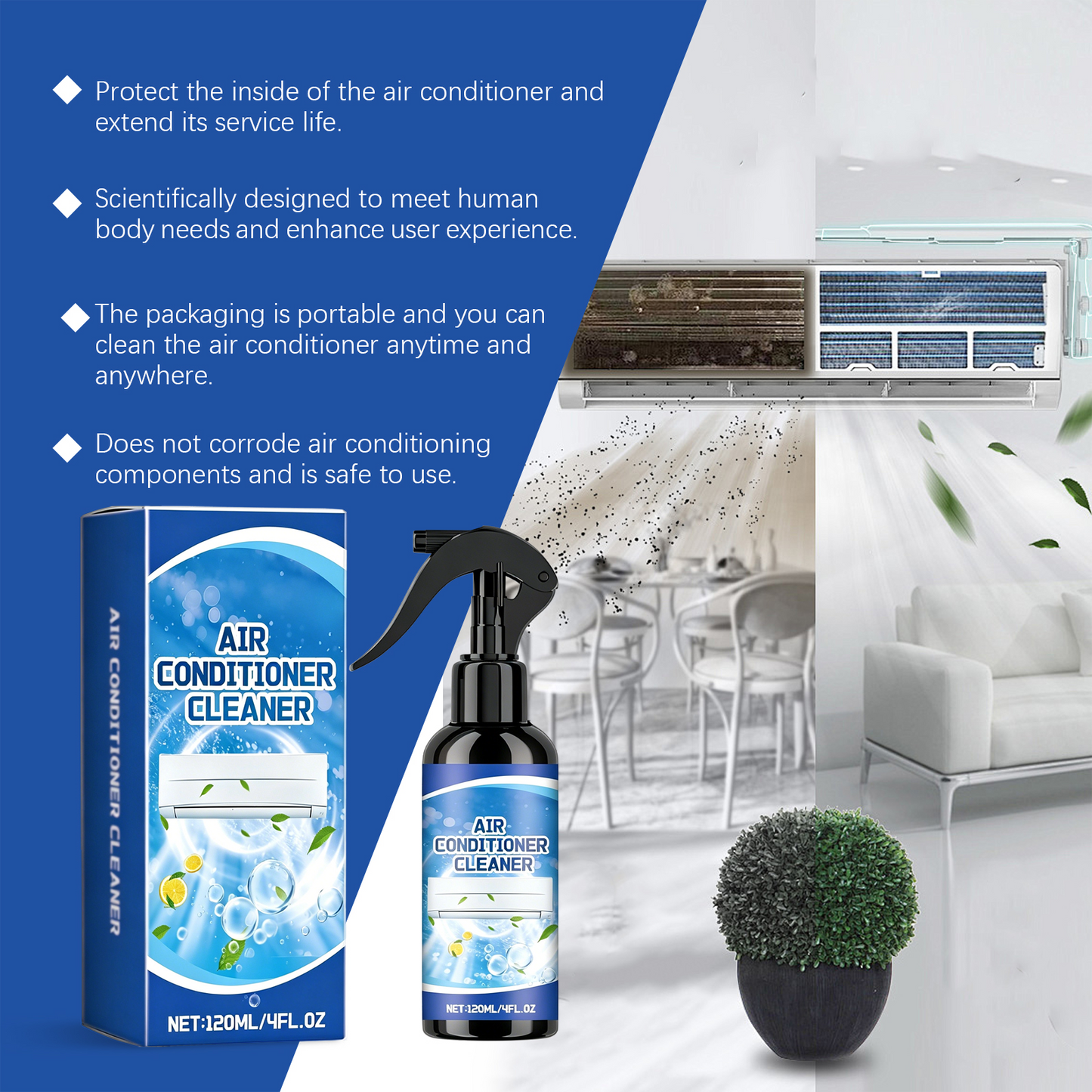 🧼 BUY 2 GET 1 FREE ! ✨Air-Conditioning Cleaner🔥