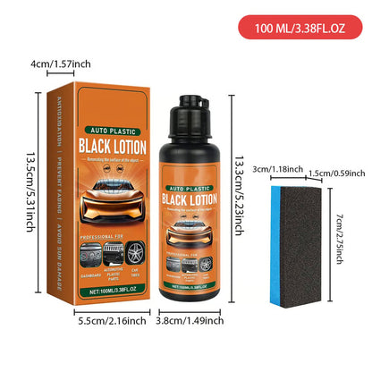 ⚡ 2026 New Upgrade! 🚗🧴Plastic Restorer for Cars – Interior Trim Cleaner, Stain Remover & Deep Black Shine Restoring Spray