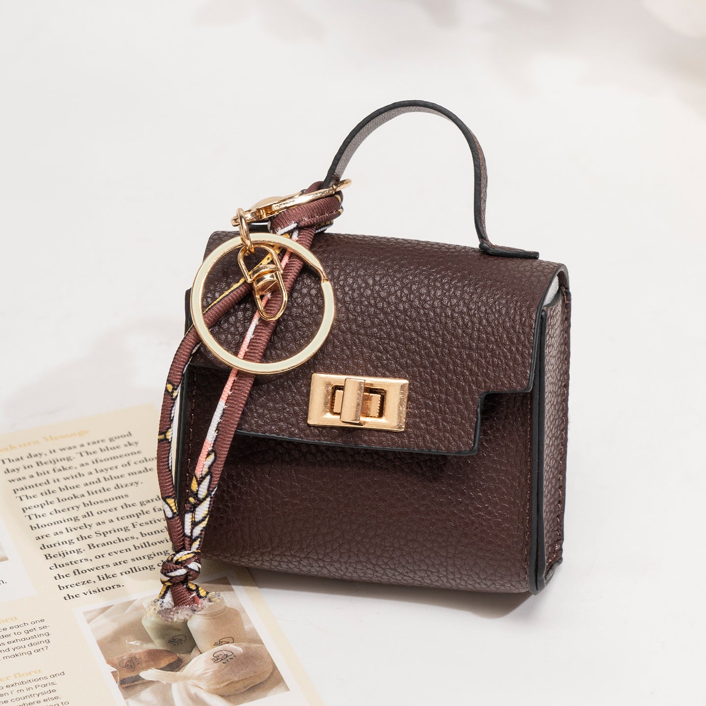 🔥Last Day $9.99👜Mini Square Bag Pendant Keychain
