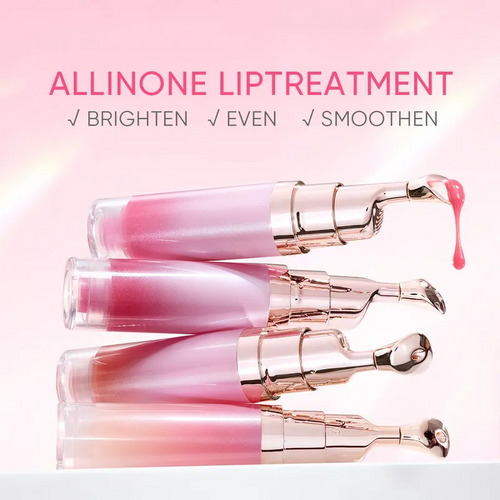 💄Mirror-Finish Lip Gloss Serum with Metal Massage Applicator💋