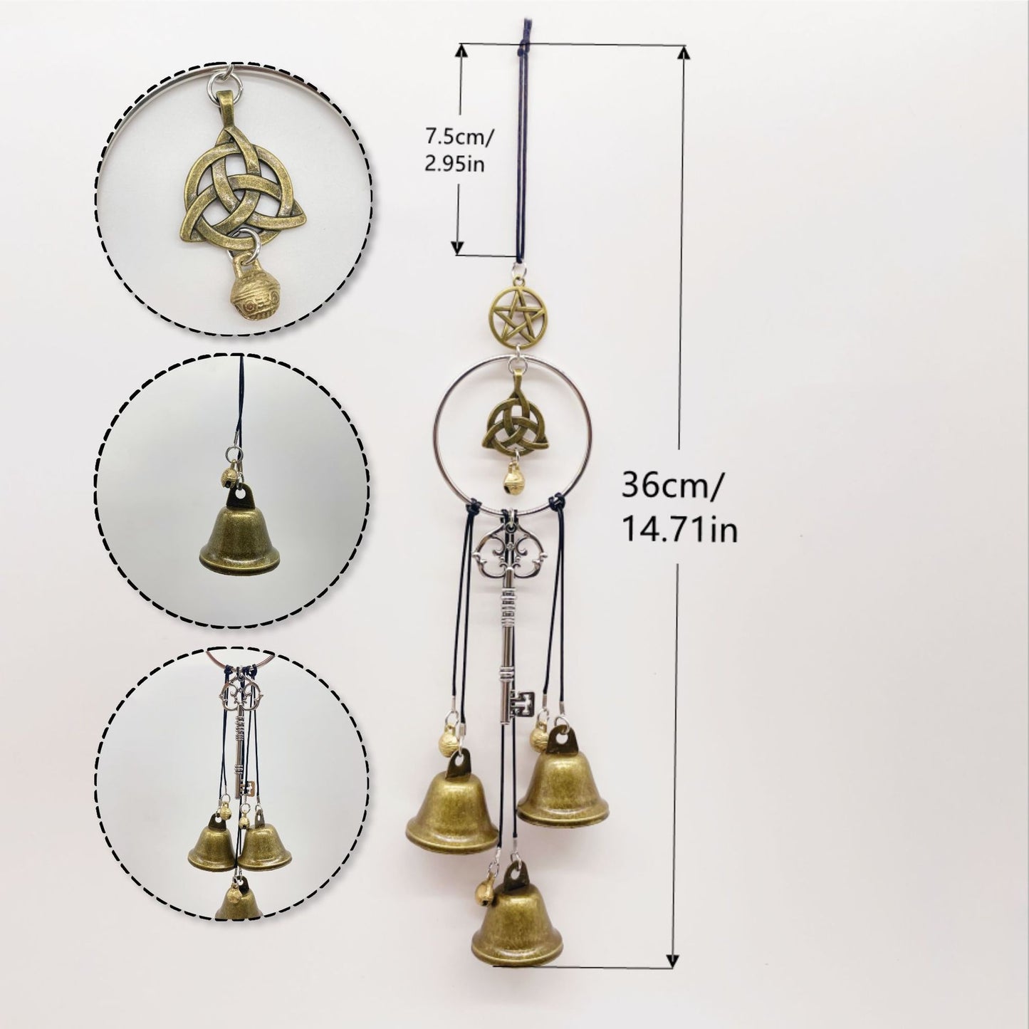 🔔 Witch Bell – Protective Hanging Decor