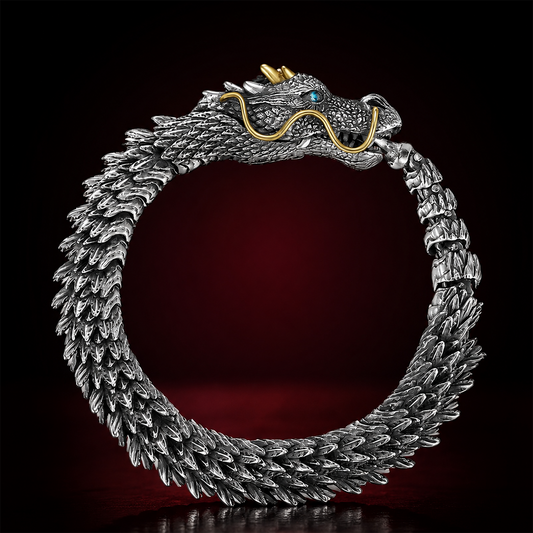 Golden Horn Dragon Bracelet