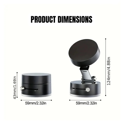 Vacuum Magnetic Suction Phone Holder