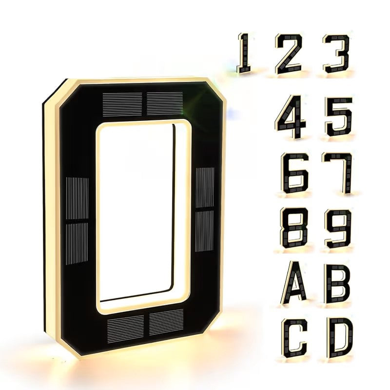 🌞Solar-Powered Outdoor House Number Light🔢