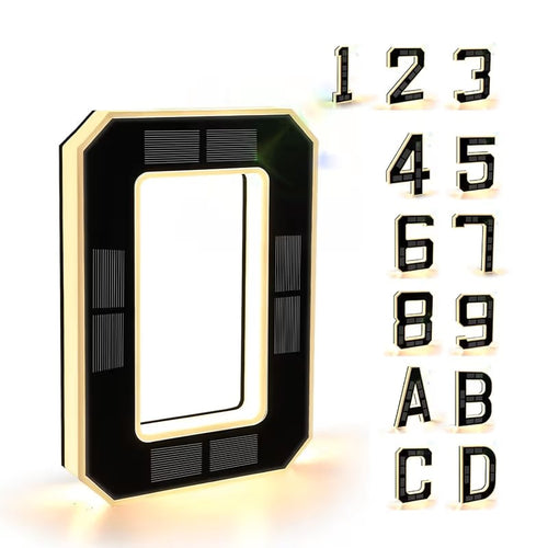 🌞Solar-Powered Outdoor House Number Light🔢