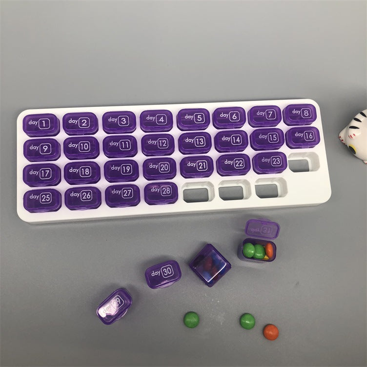 💊✨ Monthly Pill Organizer Storage – Stay Organized, Stay Healthy