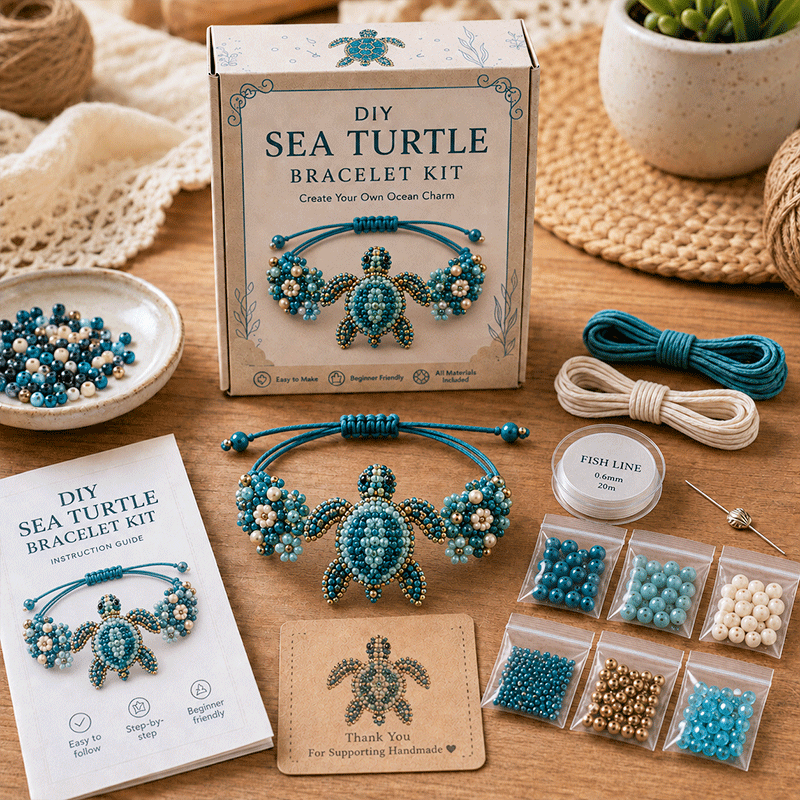 ⏳ 50% OFF Ends Today 🔥| DIY Beaded Bracelet Making Kit 🎨✨