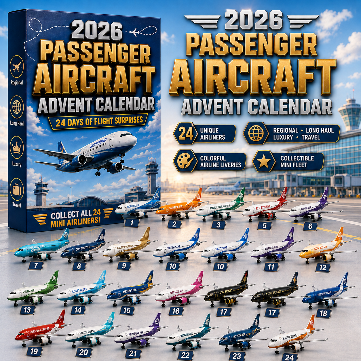 ✈️ 2026 Aviation Legends™ Advent Calendar