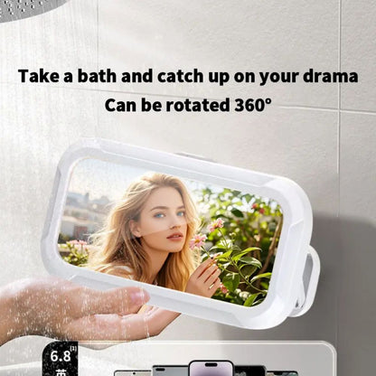 ⏳ Limited-Time 50% OFF | Waterproof Shower Phone Holder 🚿 Hands-Free 360° Rotating Phone Mount