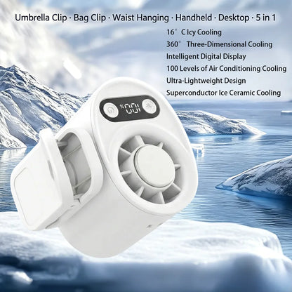 ✨2026 HOT SALE✨Portable Cooling Clip-On Fan - Rechargeable Clip Fan