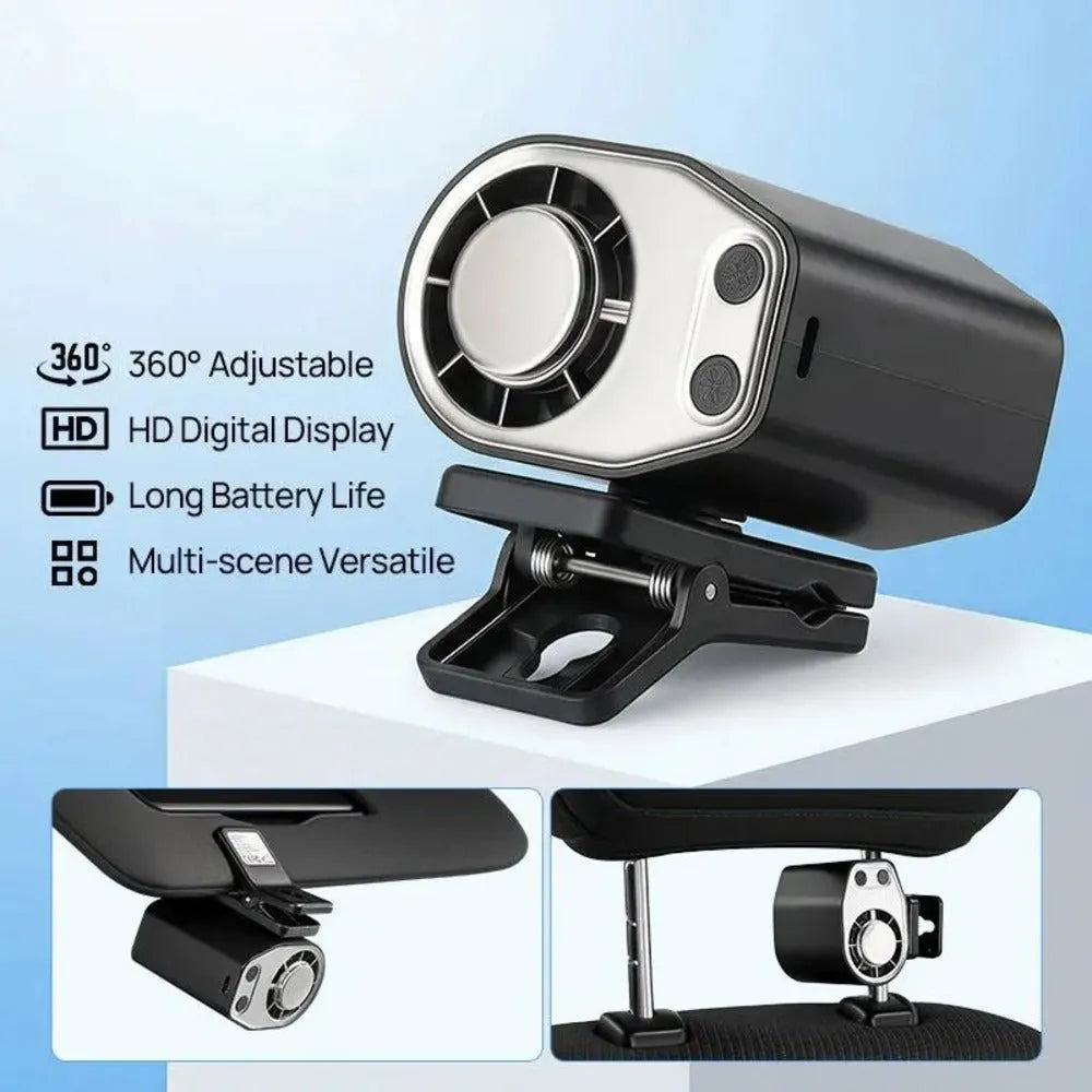 ✨2026 HOT SALE✨Portable Cooling Clip-On Fan - Rechargeable Clip Fan