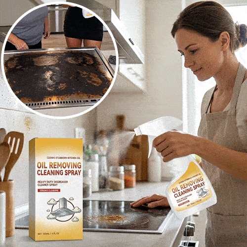 💥 Say Goodbye to Grease! 🧼 Powerful Kitchen Degreaser Spray – Cuts Through Tough Grease in Seconds