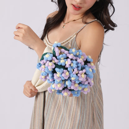 💐Hand-Woven Floral Blanket🌸 — A Bouquet That Never Fades