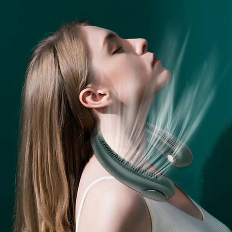 ⏳ Limited-Time 50% OFF ⏰ Portable Neck Fan 🌬️ Hands-Free Cooling for Summer Travel & Outdoor Use