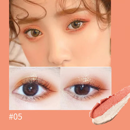 😍Duo Eyeshadow Stick🎨 – Natural & Long-Lasting Glow