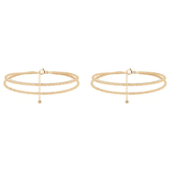🔥✨Minimalist Layered Shiny Anklet For Women