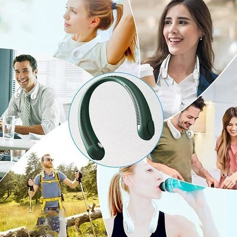 ⏳ Limited-Time 50% OFF ⏰ Portable Neck Fan 🌬️ Hands-Free Cooling for Summer Travel & Outdoor Use