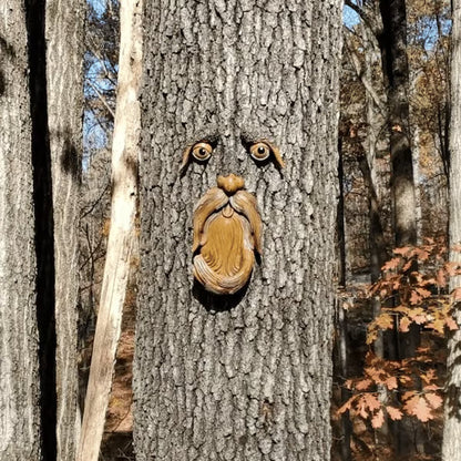 🌳🐦53%OFF Whimsical Tree Face Bird Feeder – Resin Garden Art Decor🎁
