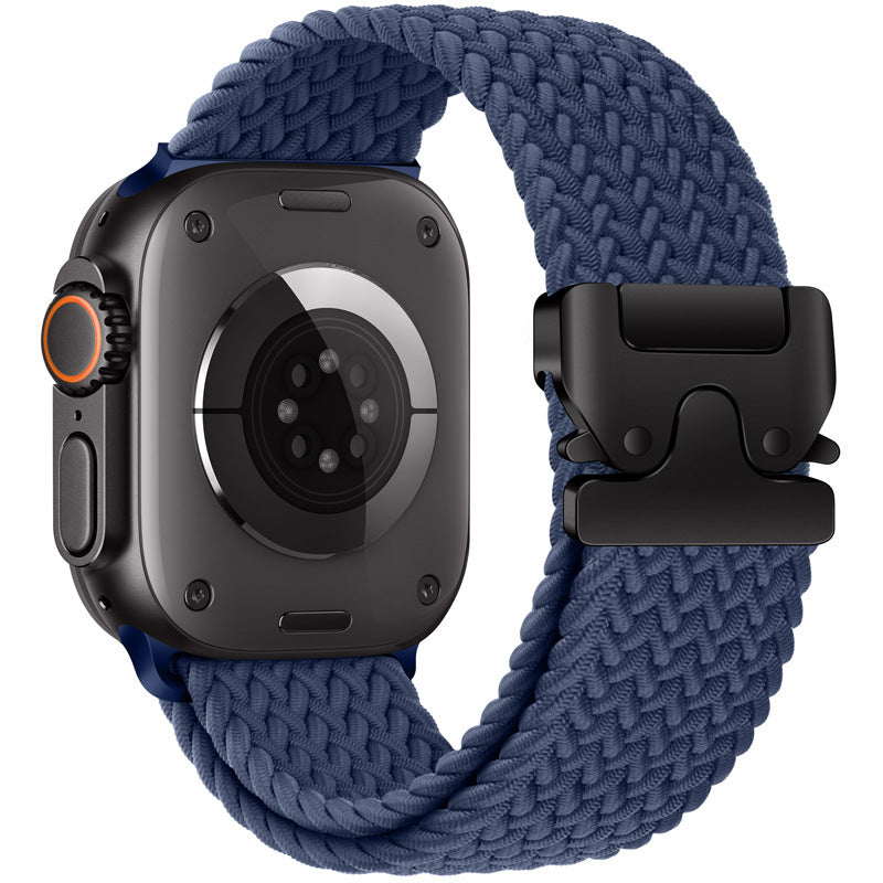 ⌚Apple Watch Parachute-Buckle Woven Nylon Loop Band🏃