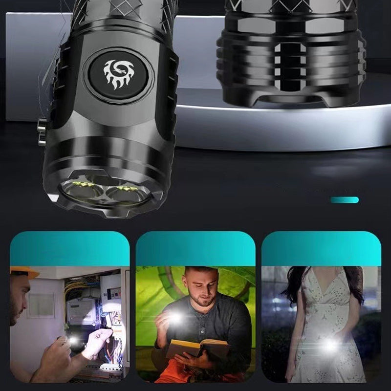👾 Hot Sale 49% OFF 🔥 | Three-Eyed Monster Flashlight 🔦 Mini Portable Light for Bags, Keys & Fun