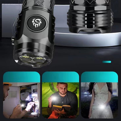 👾 Hot Sale 49% OFF 🔥 | Three-Eyed Monster Flashlight 🔦 Mini Portable Light for Bags, Keys & Fun