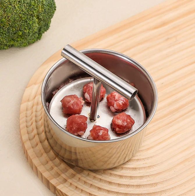 🔥 2026 Kitchen Must-Have 🍖 Stainless Steel Meatball Maker – Easy Press & Perfect Shape