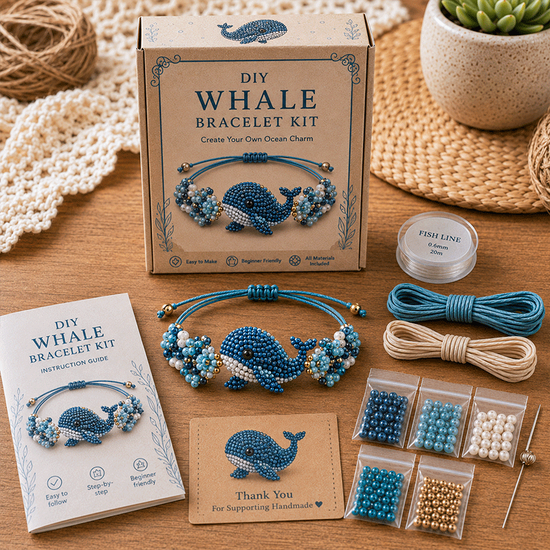 ⏳ 50% OFF Ends Today 🔥| DIY Beaded Bracelet Making Kit 🎨✨